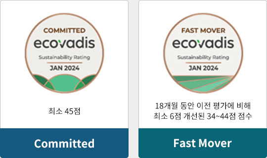 EcoVadis배지